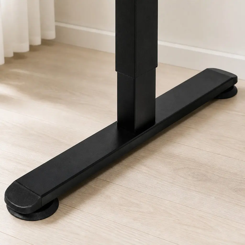 Motorised Standing Desk with Adjustable Height in Black