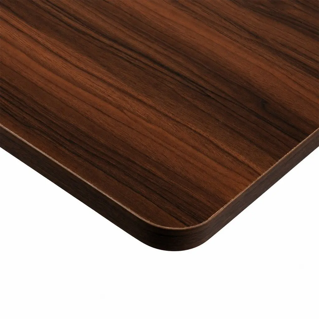 Motorised Standing Desk Adjustable Height 140cm Walnut Desktop Electric Office