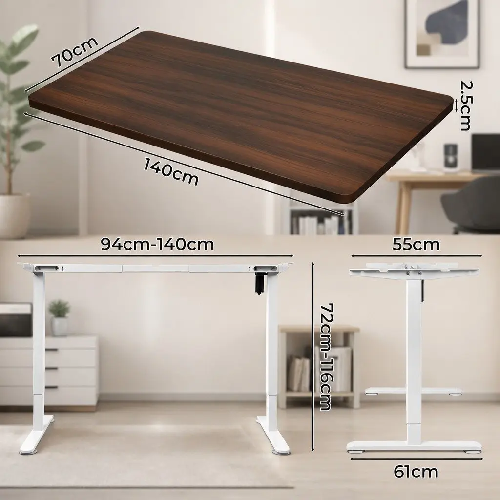 Adjustable Motorised Standing Desk 140cm