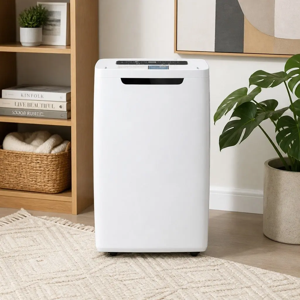 Dehumidifier White 5.5L Tank 16L/Day Portable Air Dryer with Fan and Clothes Drying Modes