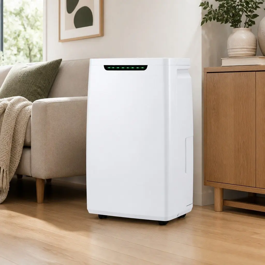Dehumidifier White 5.5L Tank 16L/Day Portable Air Dryer with Fan and Clothes Drying Modes
