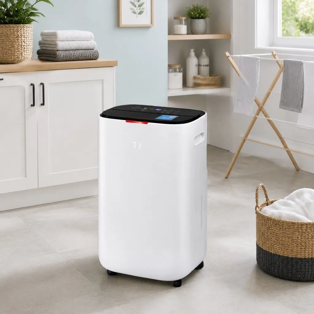 Dehumidifier White Large Room 20L/Day 3-in-1 Fan Clothes Dryer