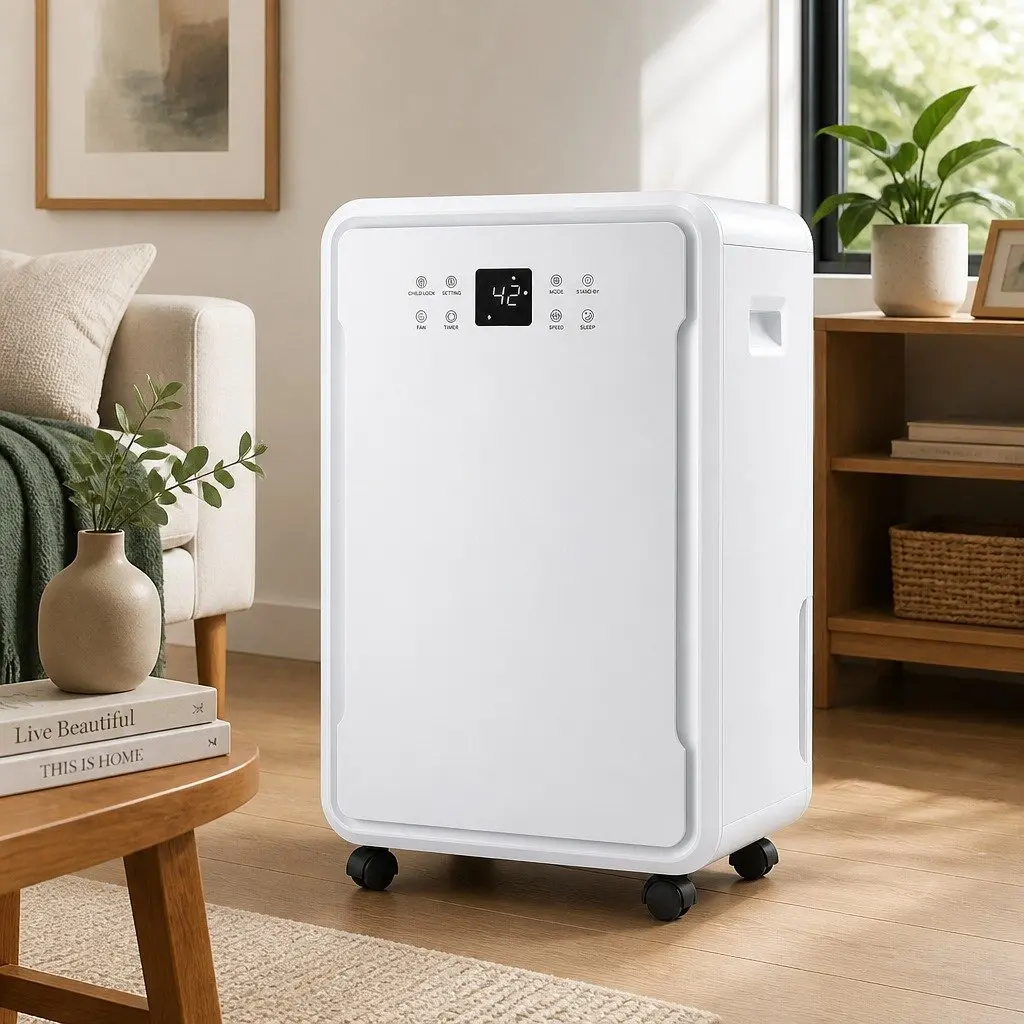 Dehumidifier White Large Room 50L/Day Laundry Mode Timer