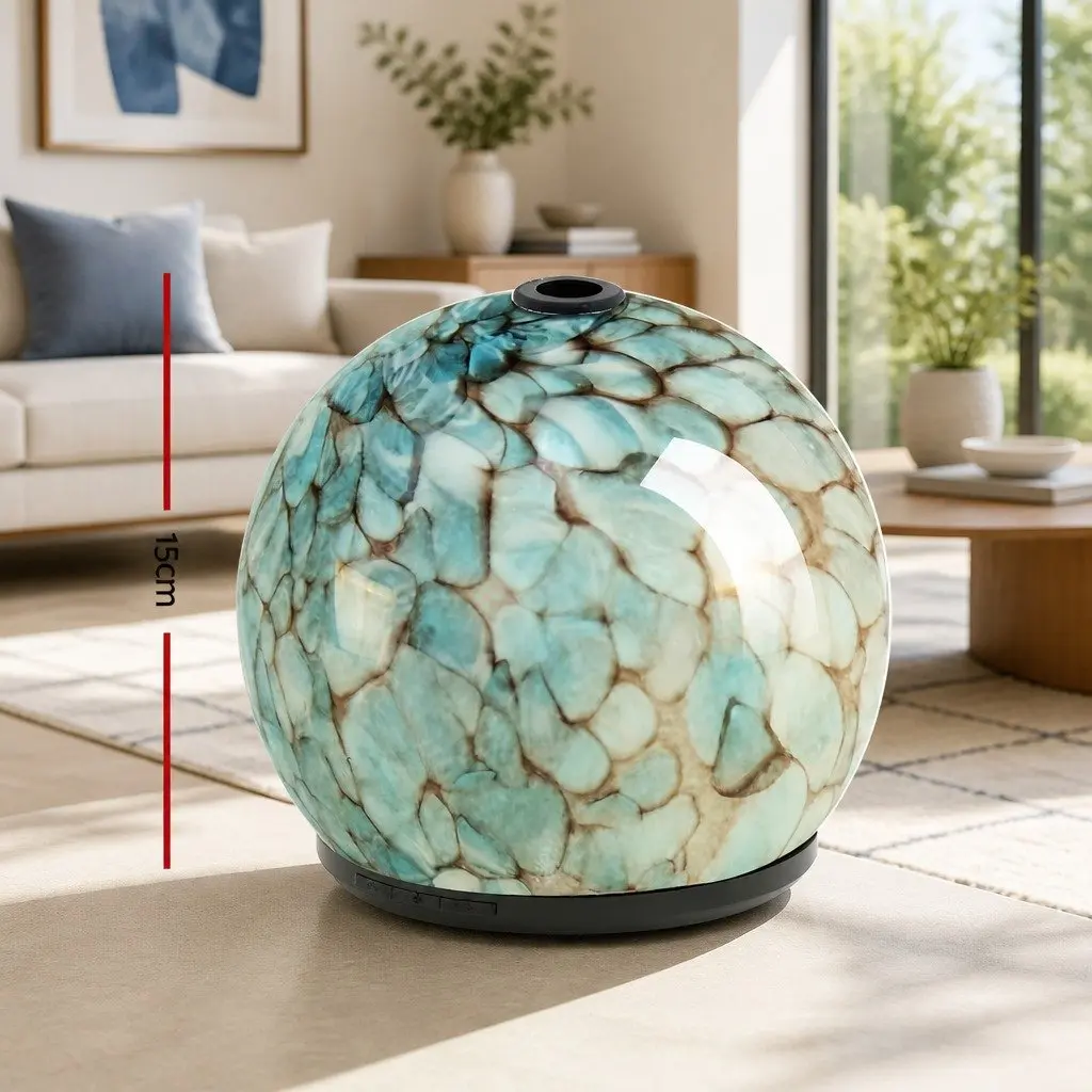 Aroma Diffuser Blue 240ml Ultrasonic Aromatherapy Humidifier with Adjustable Colour Changing Light