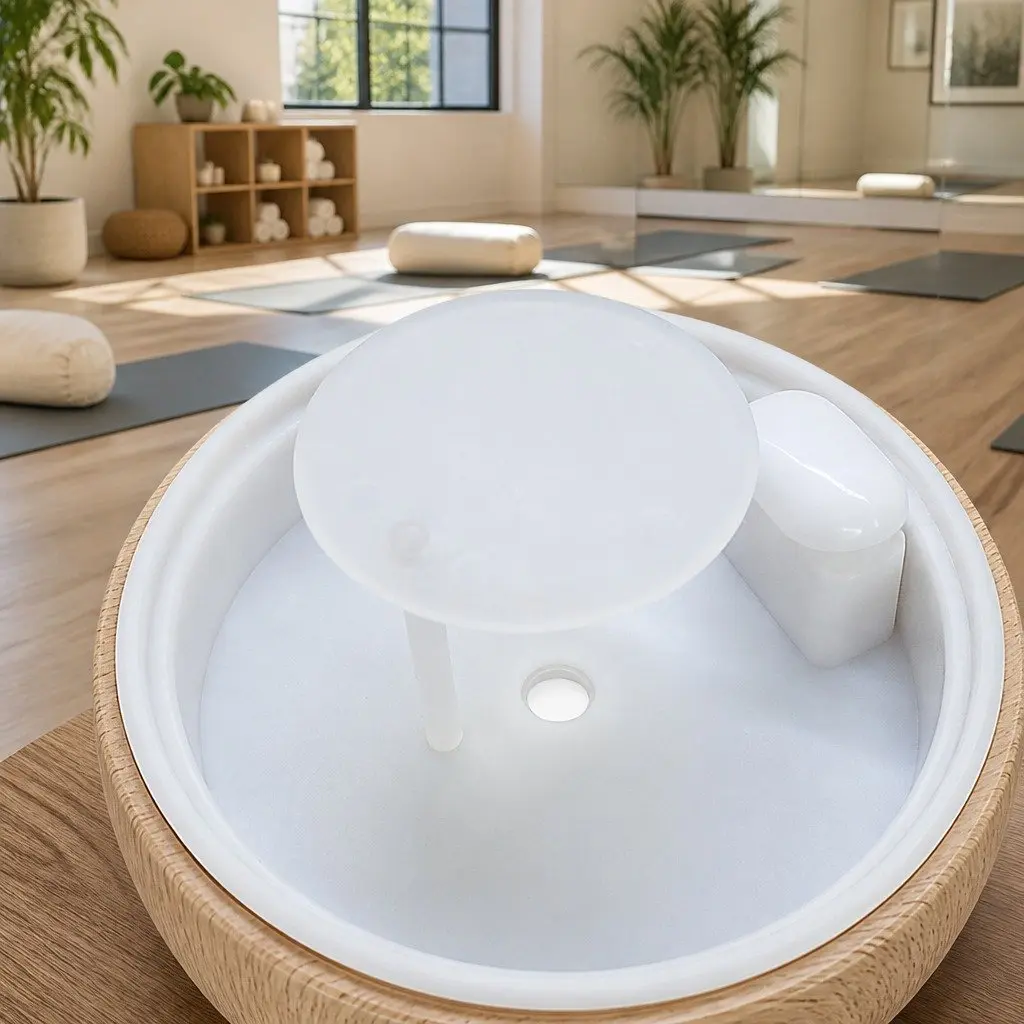 Aroma Diffuser Light Wood 200ml Ultrasonic Glass Dome 4-in-1 Aromatherapy Humidifier Night Light