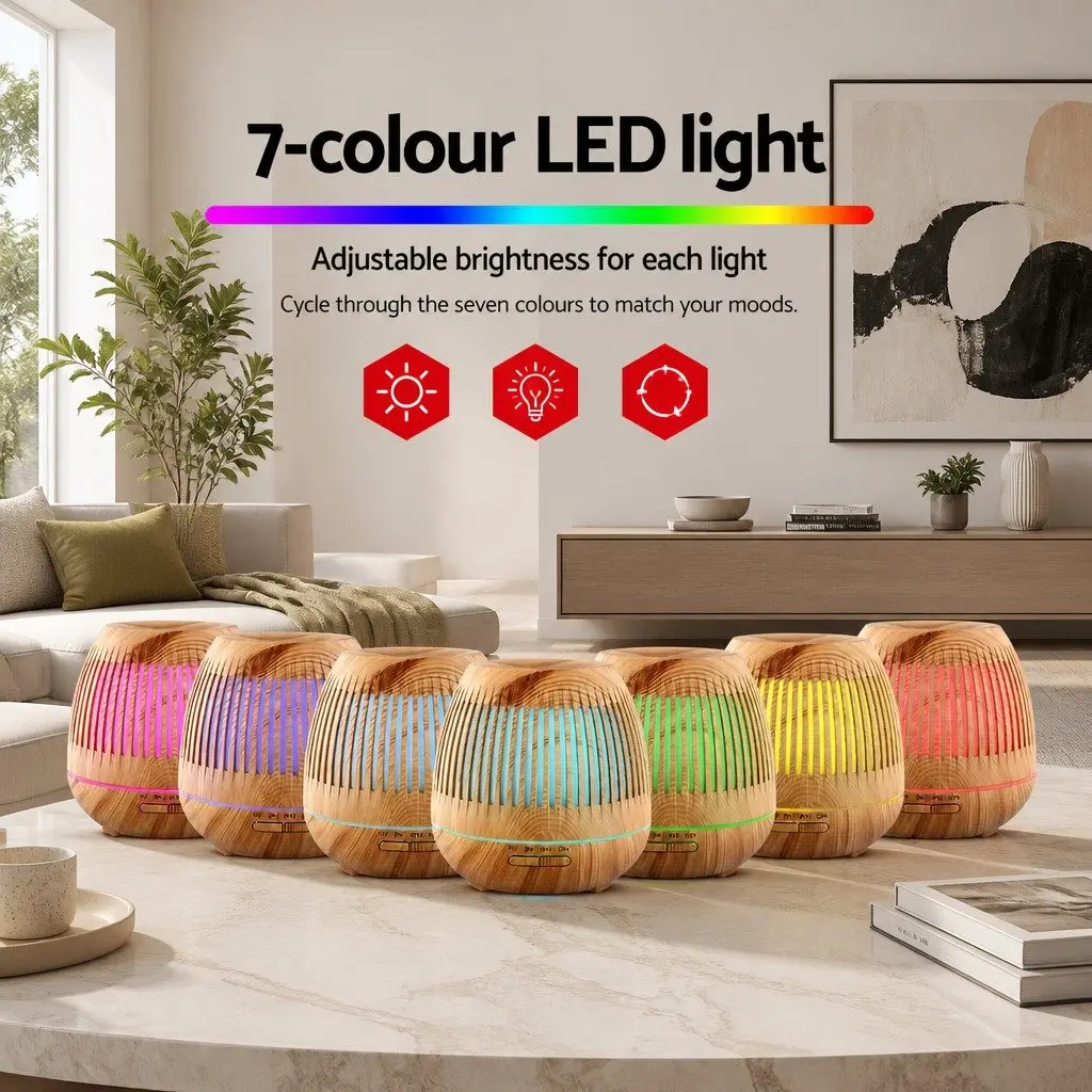 400ml Aroma Diffuser with LED Lighting