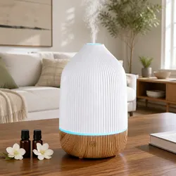 Compact Ultrasonic Aroma Diffuser 100ml for Relaxation