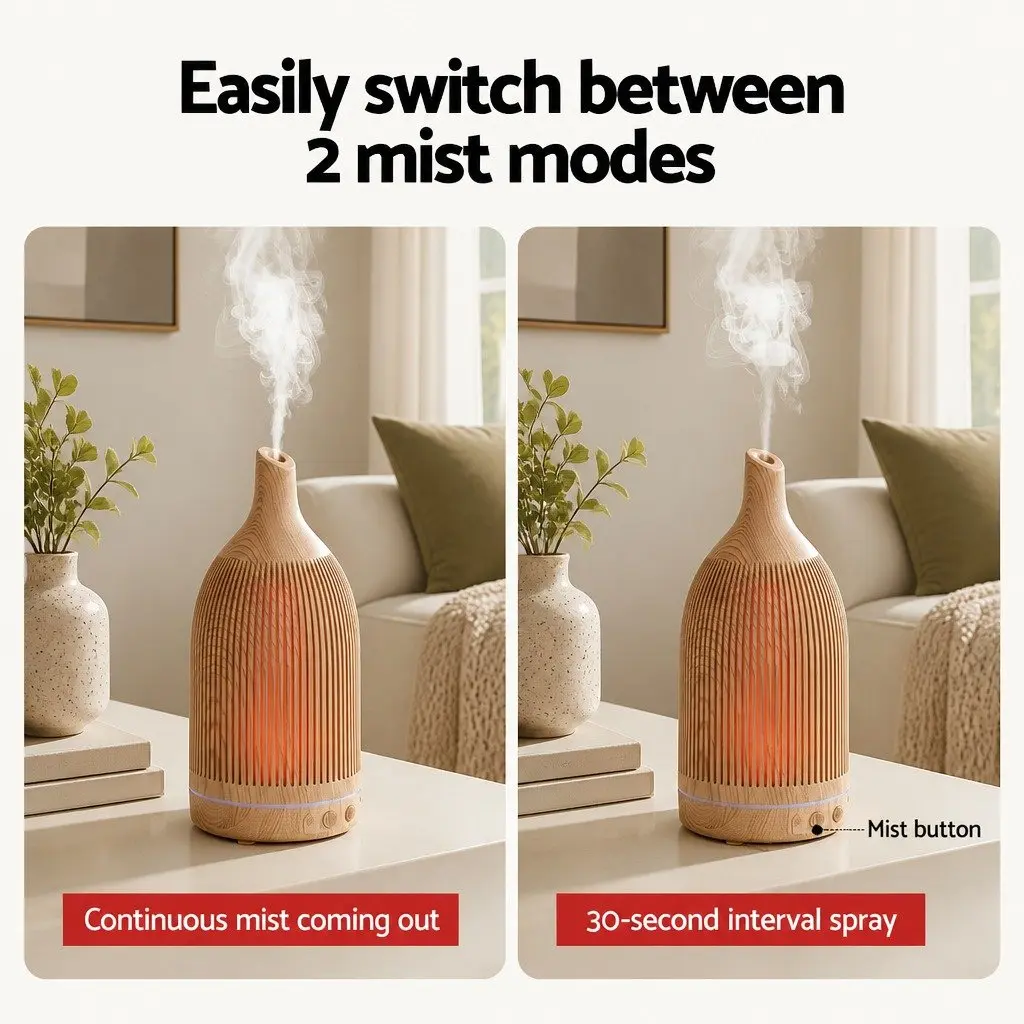 Aroma Diffuser with 7 Colors and Timer Options