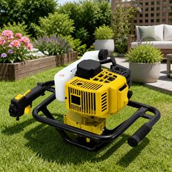 Efficient 65cc Petrol Post Hole Digger with Comfort Grip