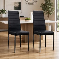 Compact Black Dining Chairs Set of 4 for Modern Spaces