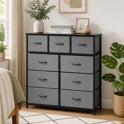 Compact 9-Drawer Chest: Efficient and Roomy Storage