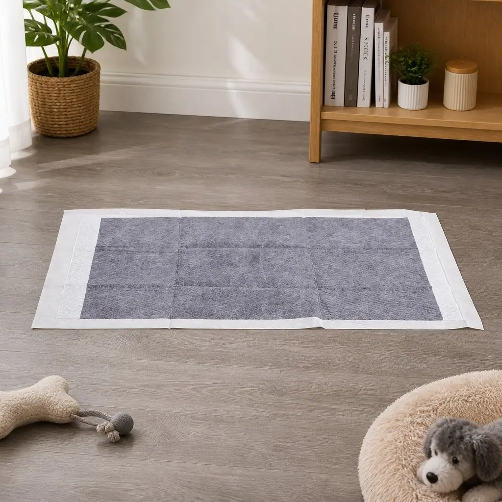 Pet Training Pads Charcoal 60x60cm Super Absorbent Odour Control