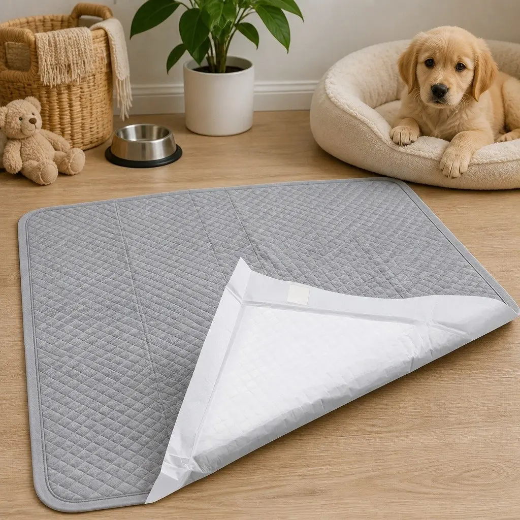 Pet Training Pads Charcoal 60x60cm Super Absorbent Odour Control