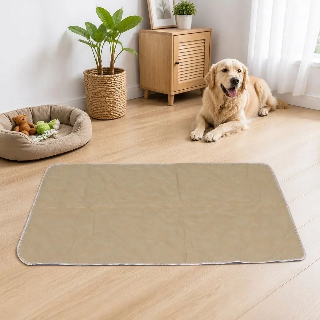 XX-Large Machine Washable Pet Pads Waterproof Soft Breathable Dog Cat 90x90cm