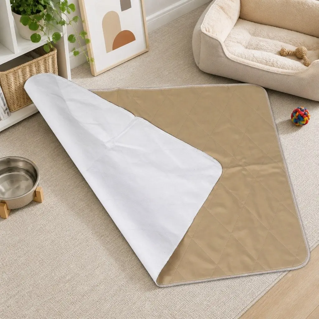 XX-Large Machine Washable Pet Pads Waterproof Soft Breathable Dog Cat 90x90cm