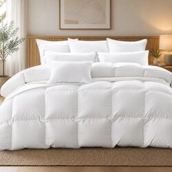 King Single Goose Down Quilt - Lightweight and Cozy