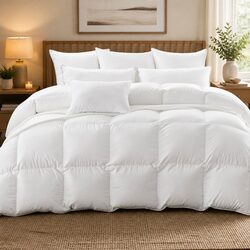 Lightweight Super King Goose Down Quilt for Every Season