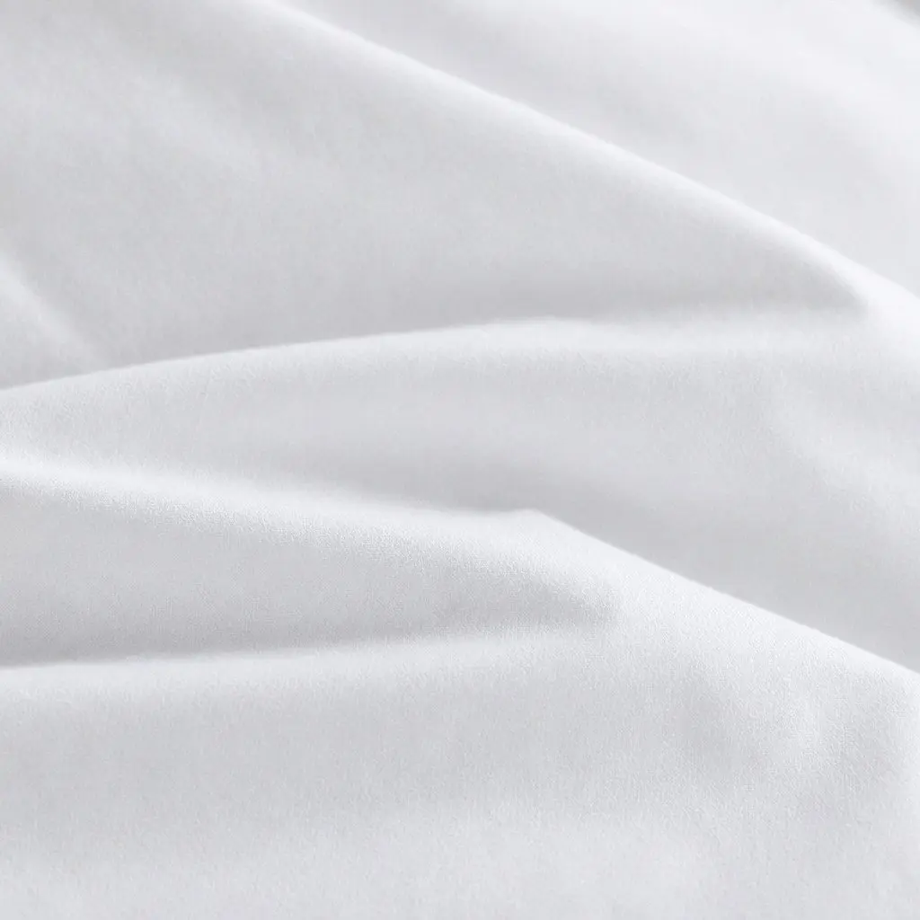 Goose Down Feather Quilt White Super King Lightweight Breathable All Season