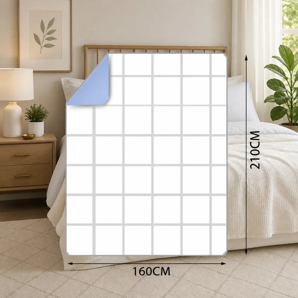 Bamboo Quilt White King Single 400GSM All Season Hypoallergenic Baffle