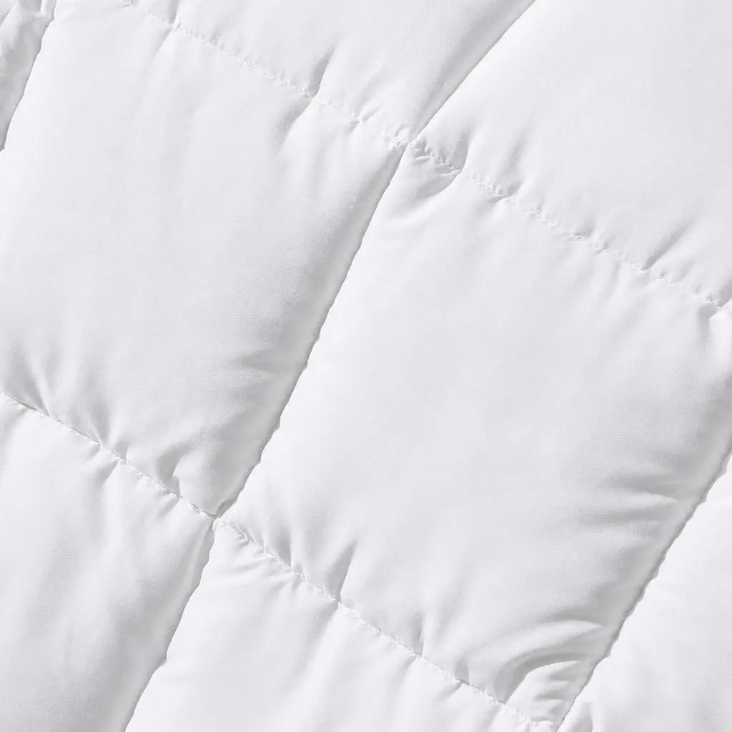 Bamboo Quilt White King Single 400GSM All Season Hypoallergenic Baffle