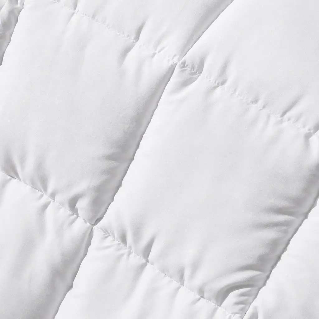 Bamboo Quilt White Single 200GSM All Season Lightweight Soft Breathable