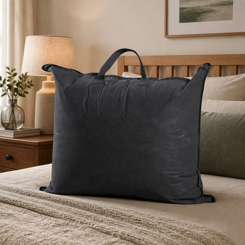 Bamboo Quilt White Single 200GSM All Season Lightweight Soft Breathable