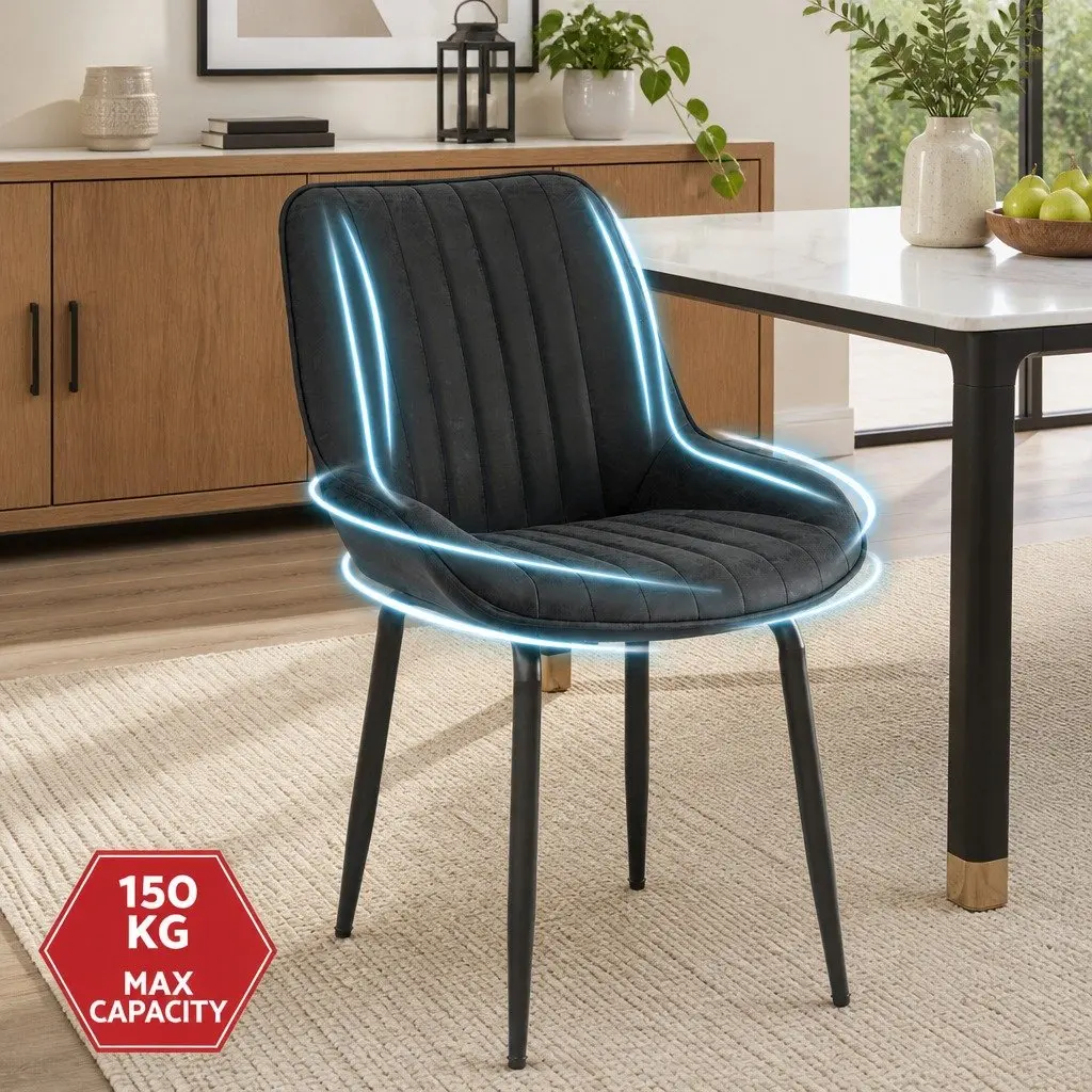 Dining Set Black White 5 Piece Foldable Table Chairs Gateleg Kitchen Furniture