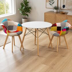 Compact and Stylish Round Dining Table Set