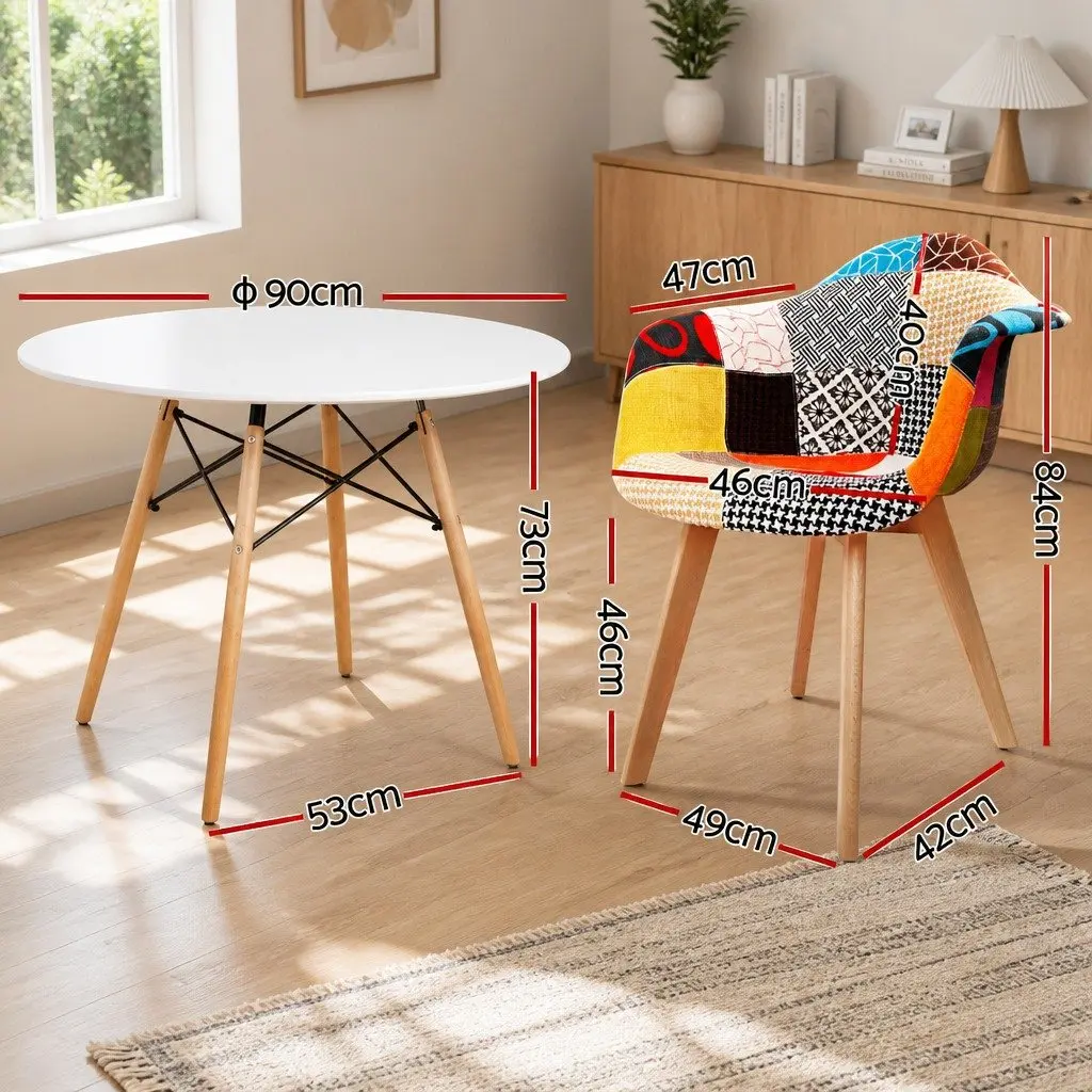 Round Dining Table Set
