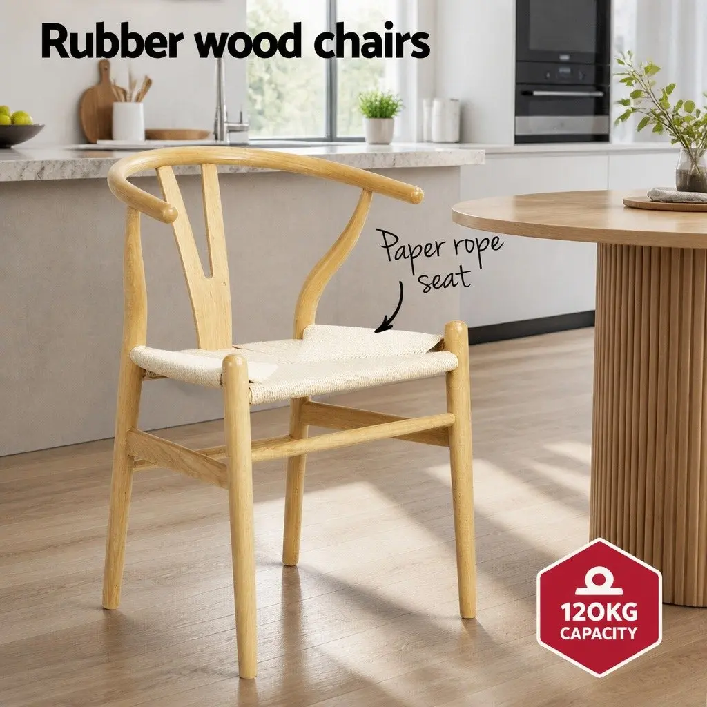 Dining Table and 4 Chairs Set Round Tabletop Kitchen Dining Room Furniture