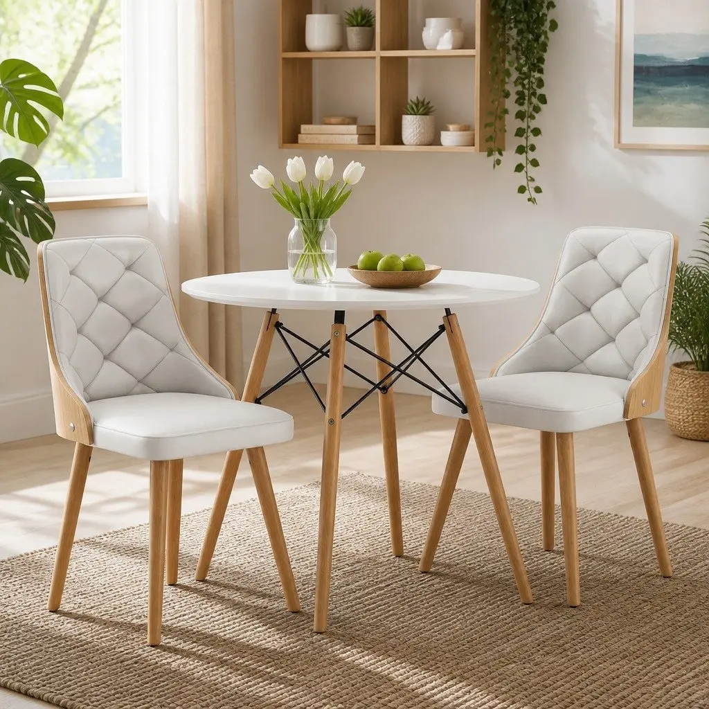 3-Piece Round Dining Set