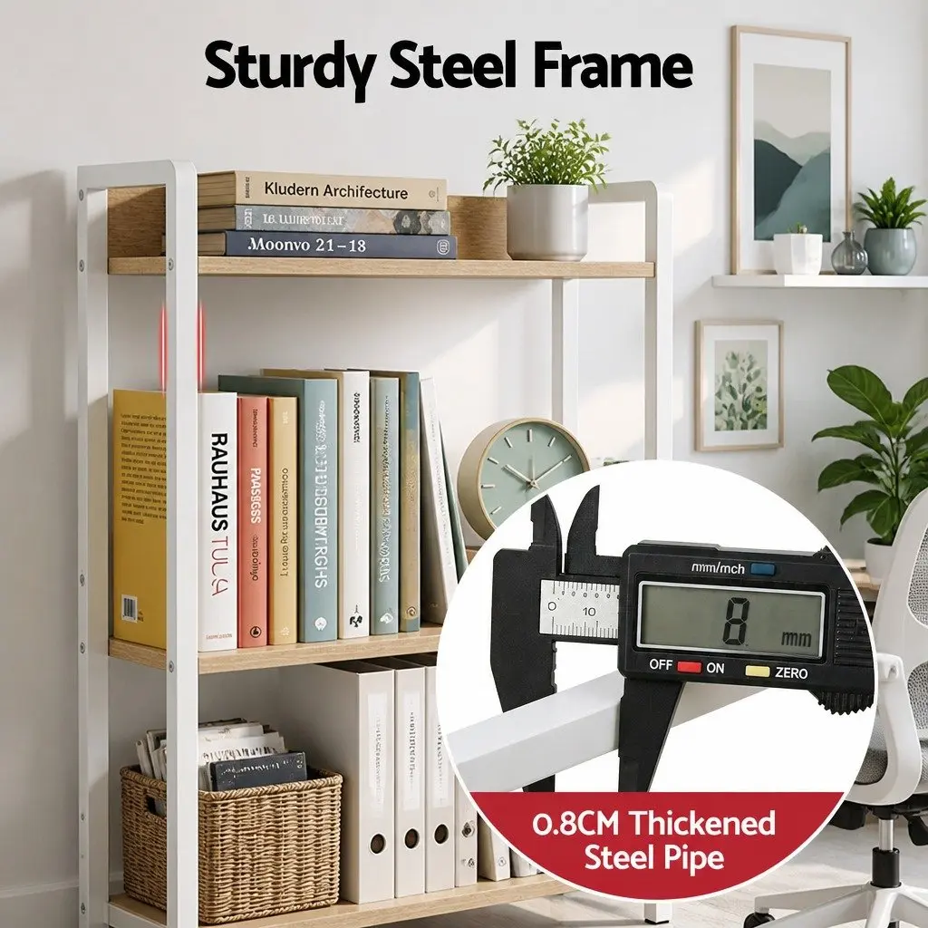 2-Tier Desk Organizer Shelf 100cm Width 24cm Depth Monitor View Hutch
