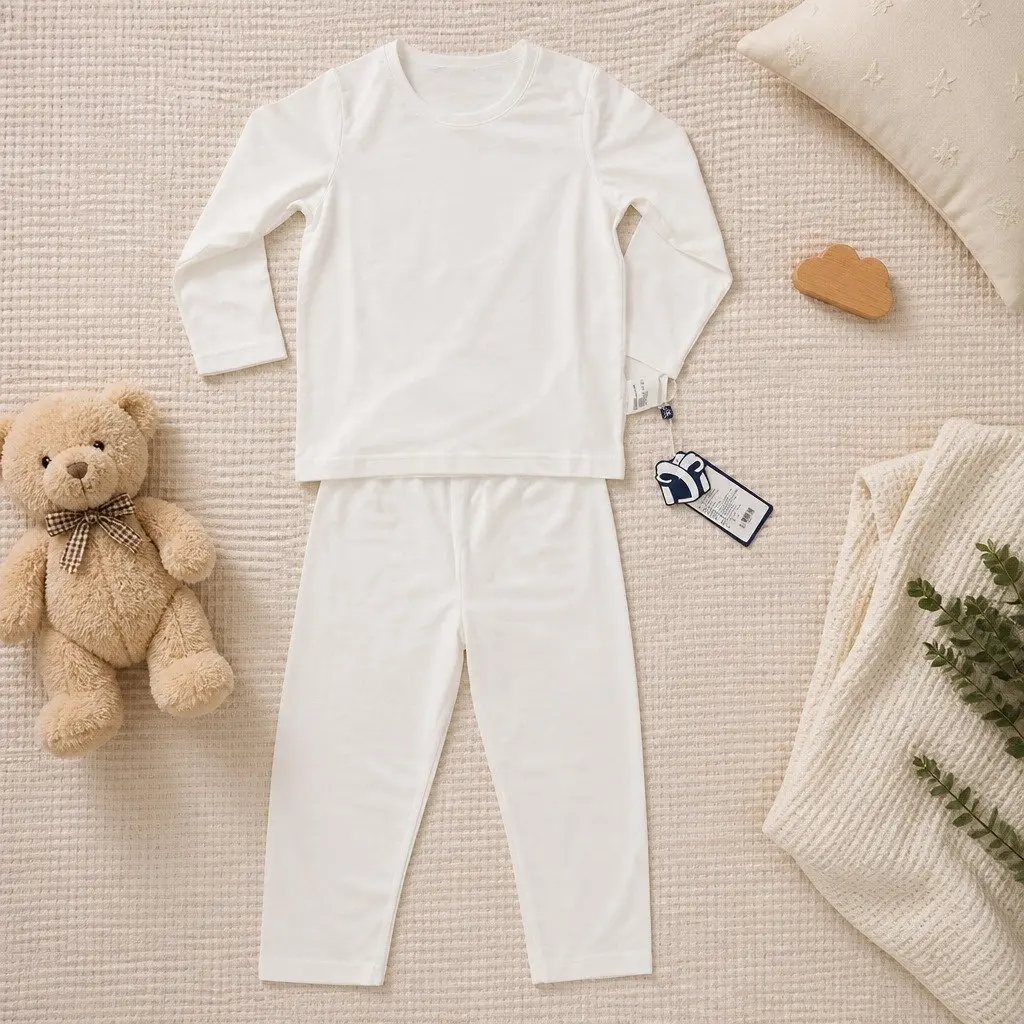Baby Snap Closure Outfit Soft Cotton Bamboo Blend Breathable Leisure Wear for Playtime and Naps