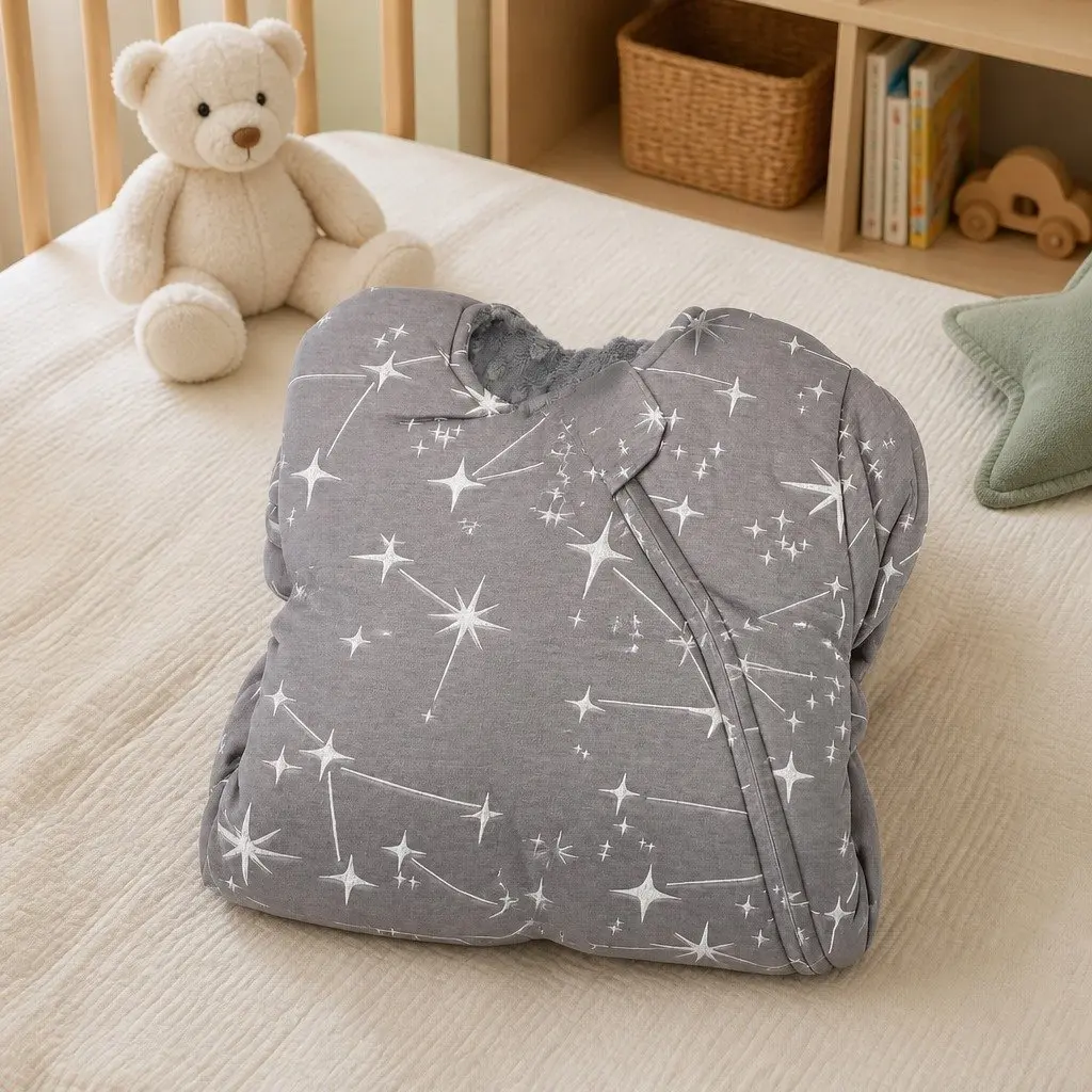 Baby Sleep Bag Starry Sky S 3.5 TOG Removable Sleeves Wearable Blanket