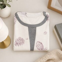 Parent-Child Loungewear Dress Pinecone Space Size S Kids Sleepwear