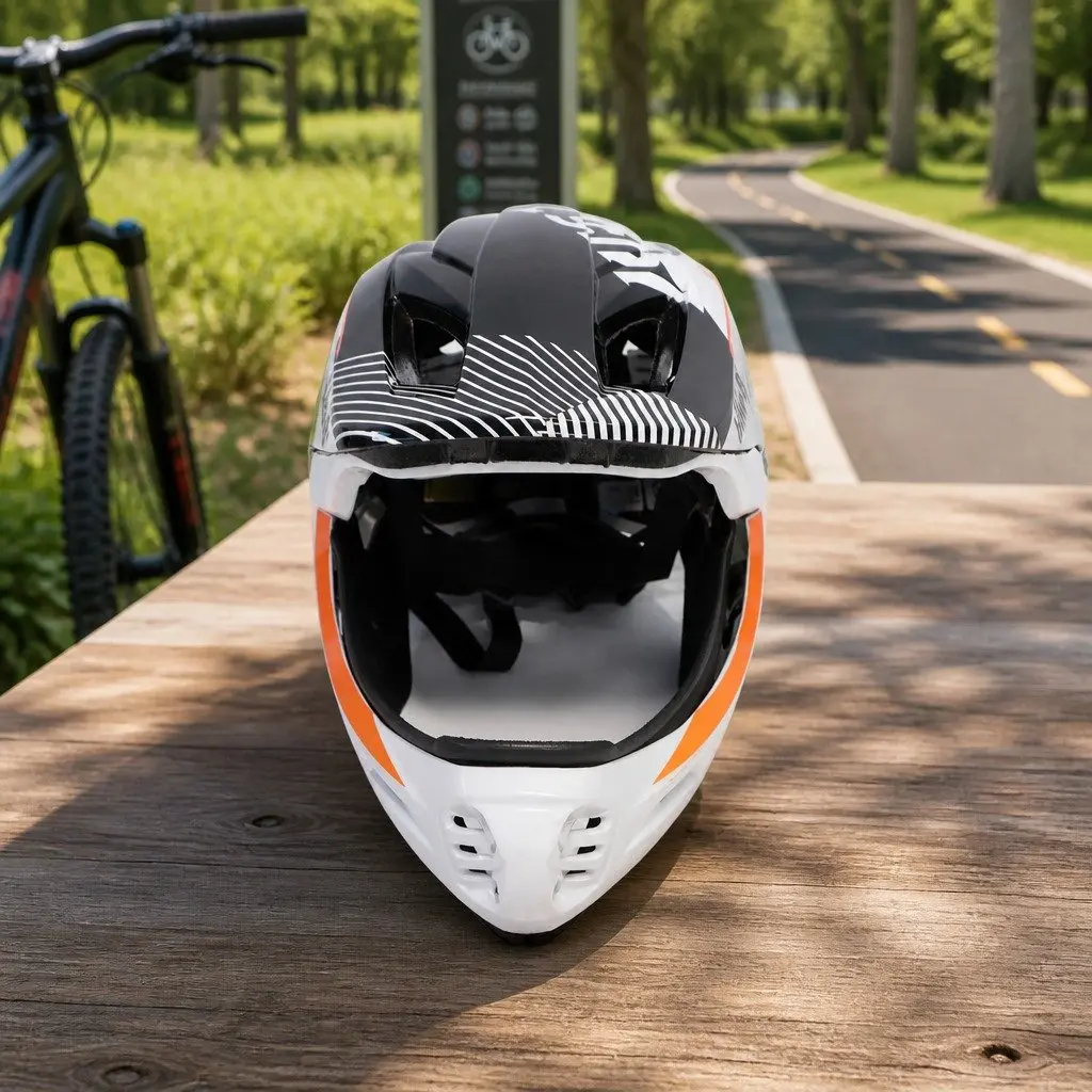 Kids Safety Helmet Black White S Impact Resistant Ventilated Head Protection