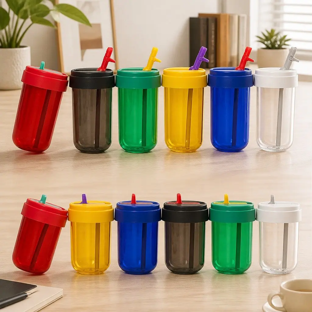 Reusable Coffee Cup Grey 300ml Heat-Resistant Durable Drinkware