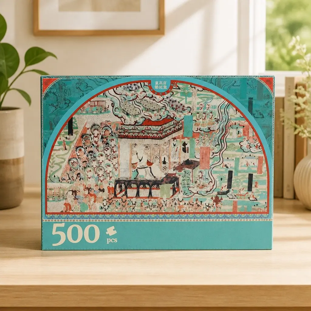 Adult Jigsaw Puzzle 500 Pieces Cave Design Puzzle for Adults