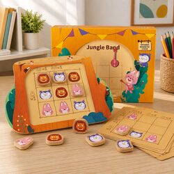 Concise Jungle Band Logic Game for Kids 3+