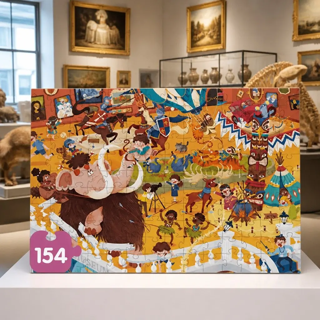 Kids Puzzle Step 7 Set Educational Learning Jigsaw Puzzles Bright Illustrated Designs 154 pcs 195 pcs Ages 5+