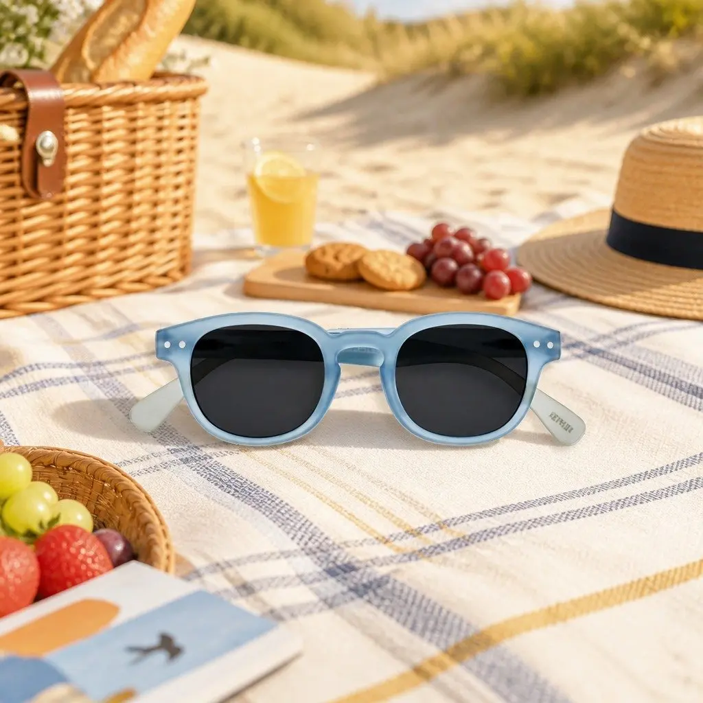 Kids Sunglasses UV Protection Lightweight Flexible Square Frame Outdoor