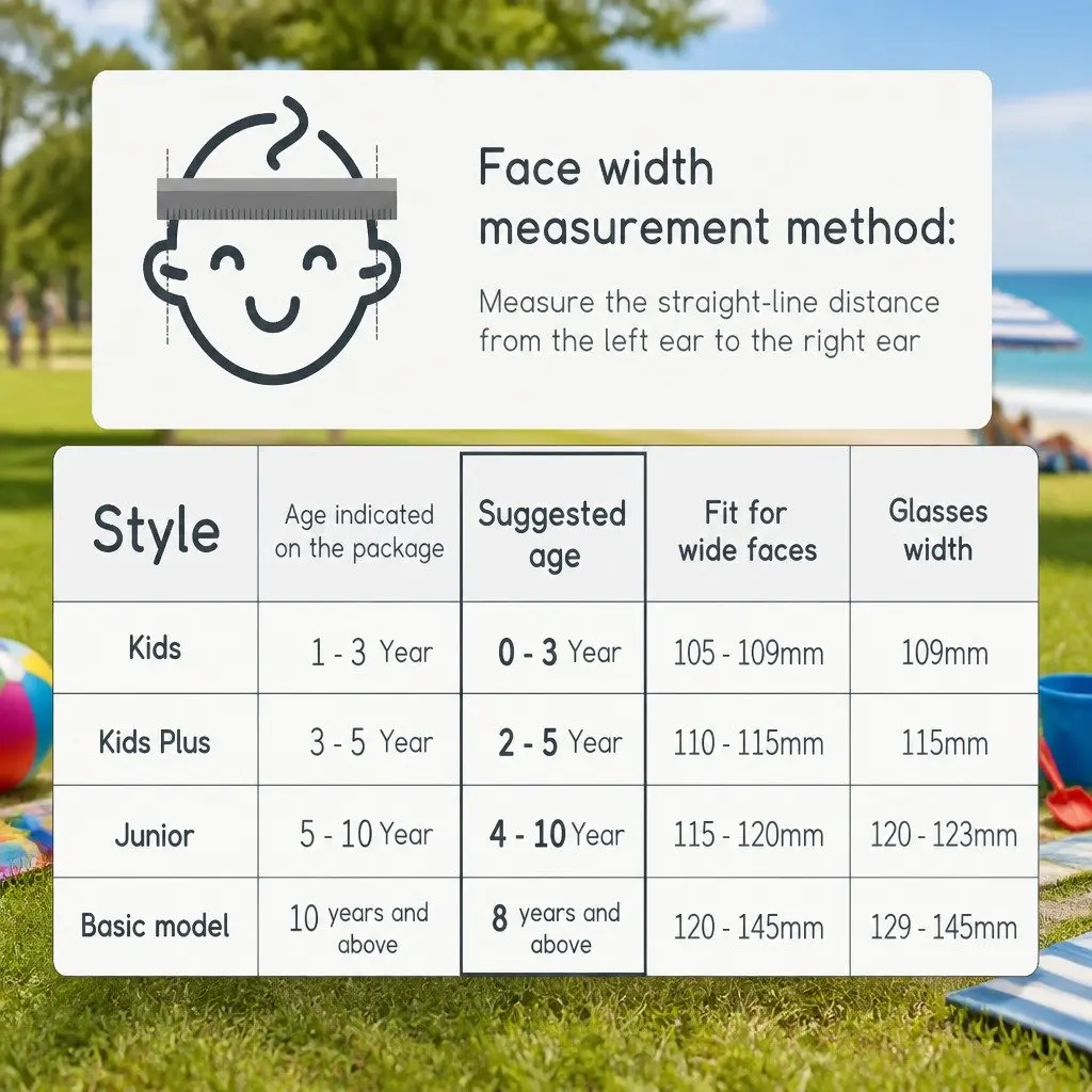 Kids Sunglasses Rectangular Frame UV Protection Lightweight Durable for Age 3-10