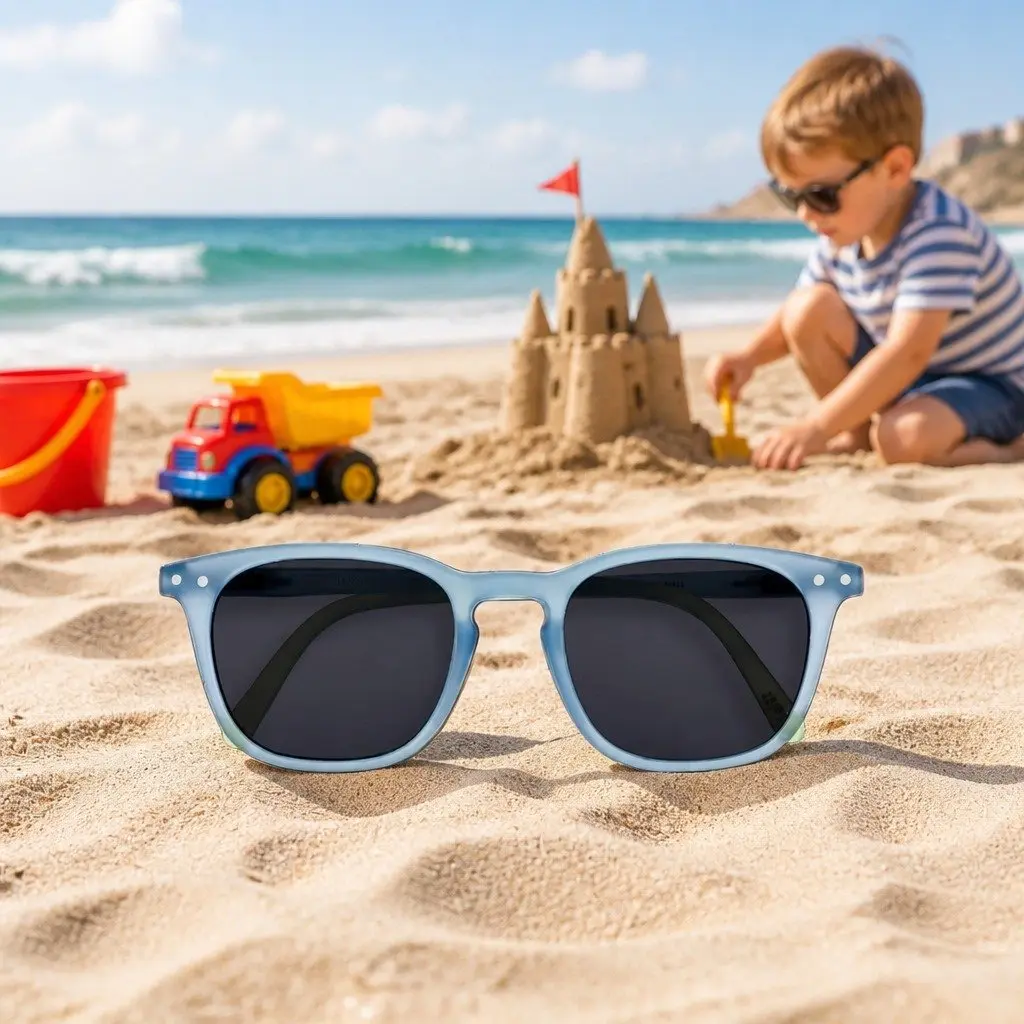 Kids Sunglasses Rectangular Frame UV Protection Lightweight Durable for Age 3-10