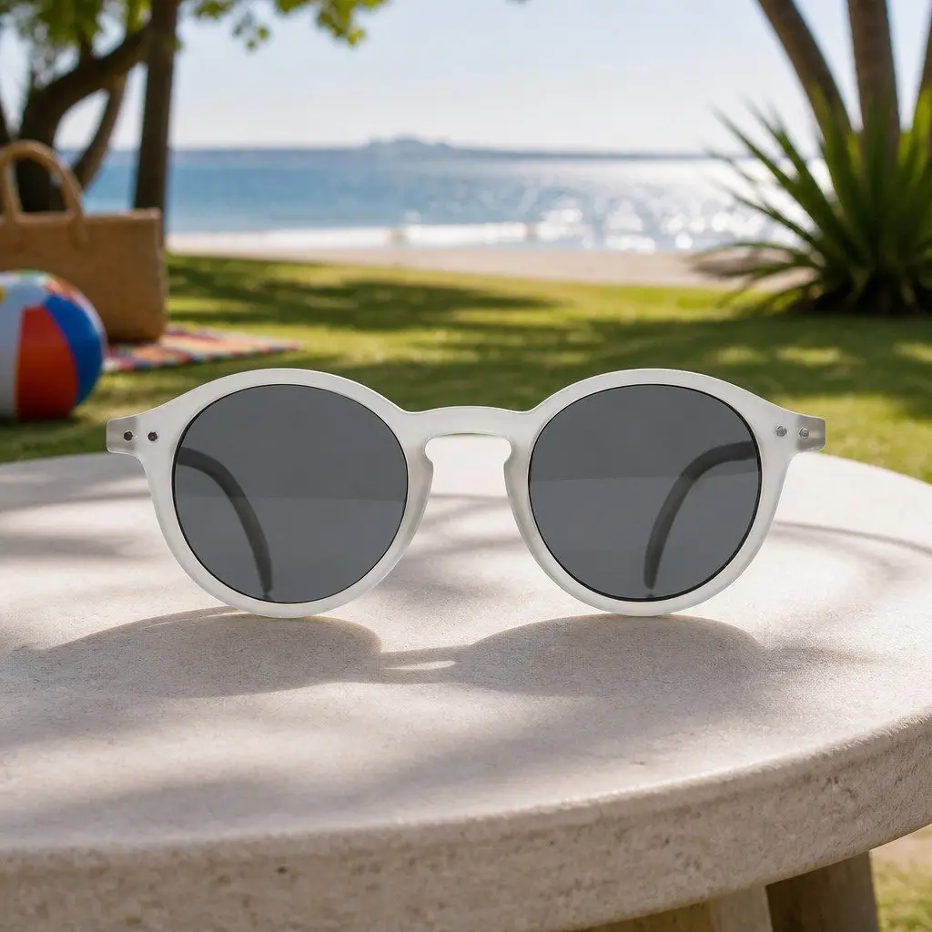 Kids Sunglasses Rounded Frame UV Protection Lightweight Unisex Age 5-10