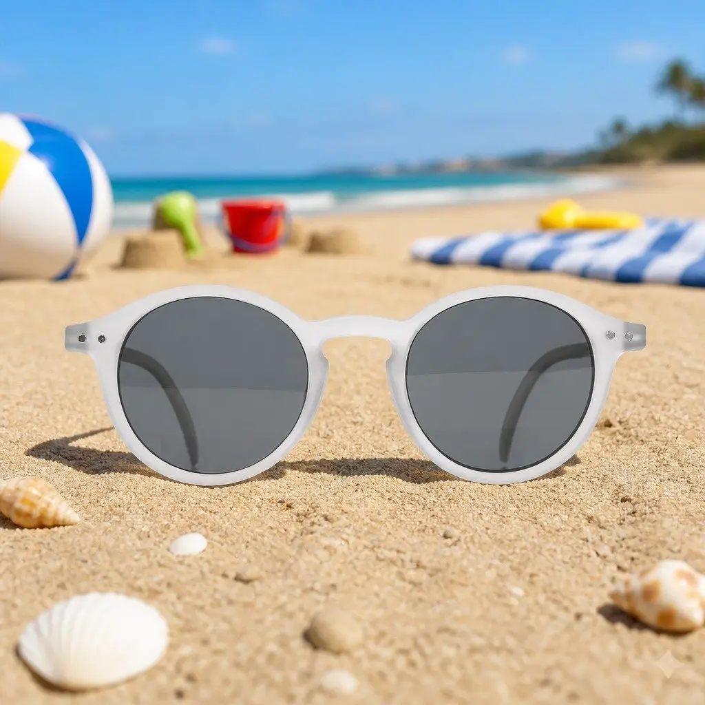 Kids Sunglasses 5-10 Years Unisex Rounded Frame UV Protection Junior Collection