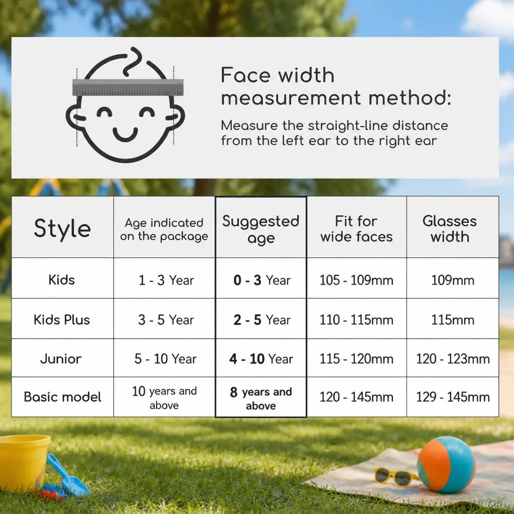 Kids Sunglasses 5-10 Years Unisex Rounded Frame UV Protection Junior Collection