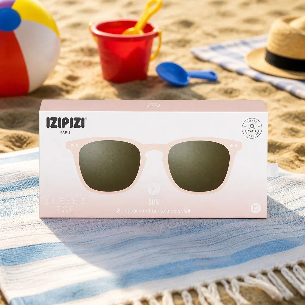 Kids Sunglasses UV Protection Lightweight Flexible Rectangular Frame Polycarbonate for Ages 3 to 10