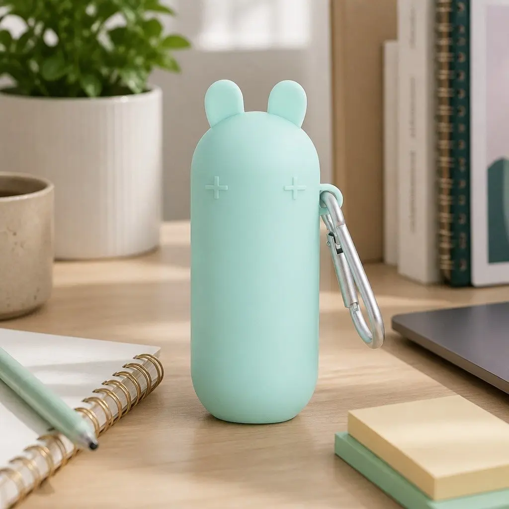 Reusable Bubble Tea Straw Extra Wide Stainless Steel Piercing Tip Silicone Travel Case