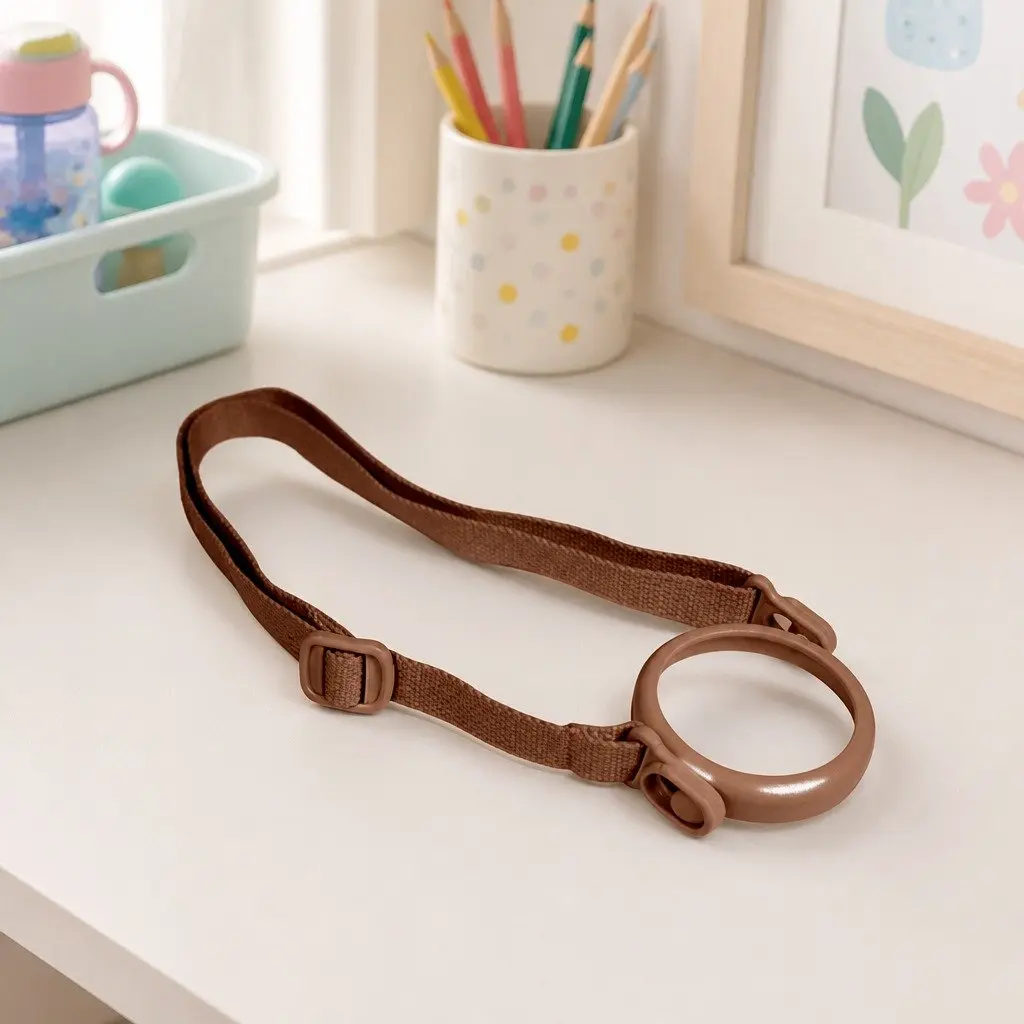 Straw Cup Strap Gold Adjustable Shoulder Sling for Kids Water Bottle Carrier