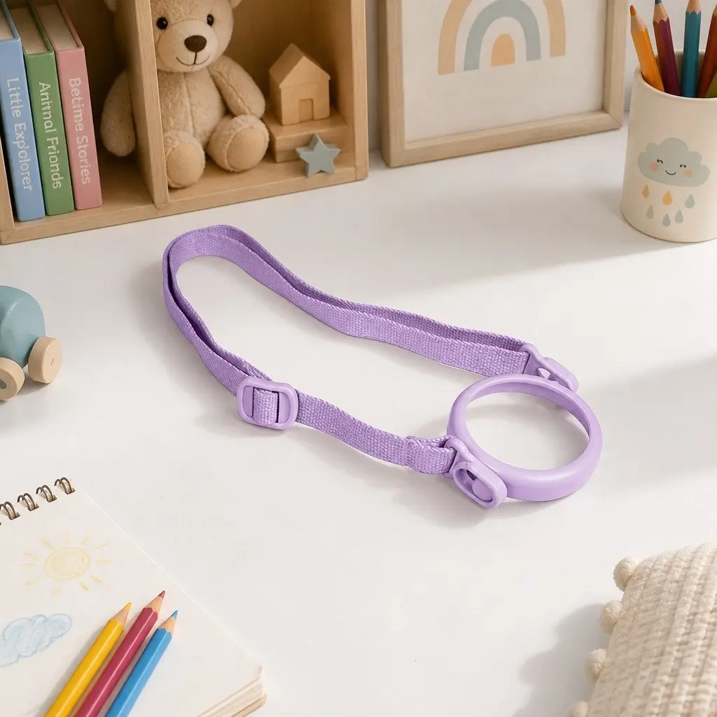 Straw Cup Strap Gold Adjustable Shoulder Sling for Kids Water Bottle Carrier